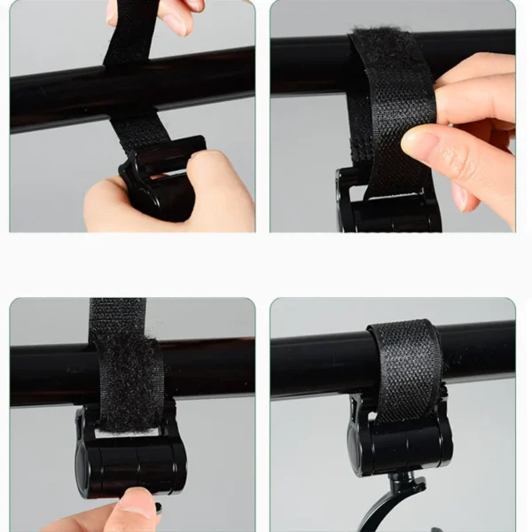 2PCS Pram Hook Baby Stroller Accessories Shopping Prop Multi Purpose Baby Stroller Hook Multi Purpose Shopping Pram Hook - Image 2
