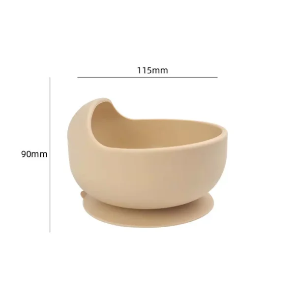 Children's Silicone Suction Bowl Feeding Tableware Infant Non-Slip Learn To Eatting Tableware Complementary Food Training Tool - Image 2